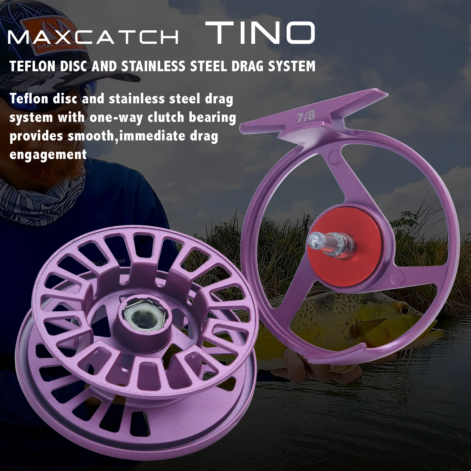 Maximumcatch Tino 3-8wt Die-casting Aluminum Fly Fishing Reel