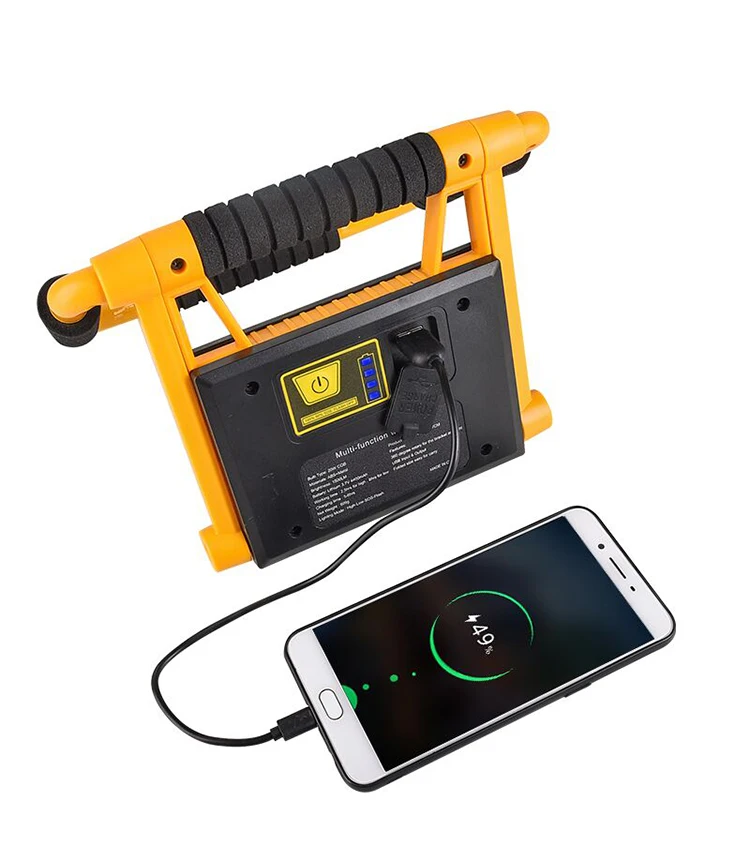380W Multifunctional Work Light 360&deg; Free Rotation Brightest Waterproof Camping Lantern Built-in 5500mAh Battery USB Searchlight