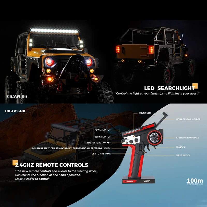 Off Road 4x4 Remote Control Car with 45 Minutes Working Time