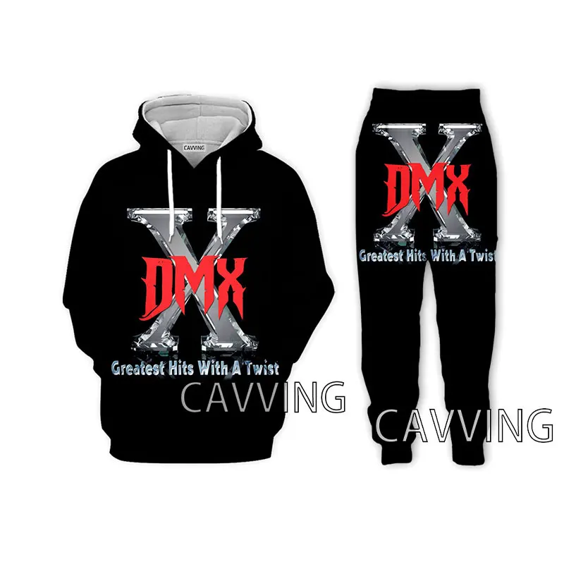 Rapper DMX  3D Printed Casual Hoodies Hooded Sweatshirt Pants Jogging Pants Trousers Suit Clothes Women/ Men's  Sets    U01 3