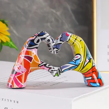 Love Gesture Resin Sculpture 1
