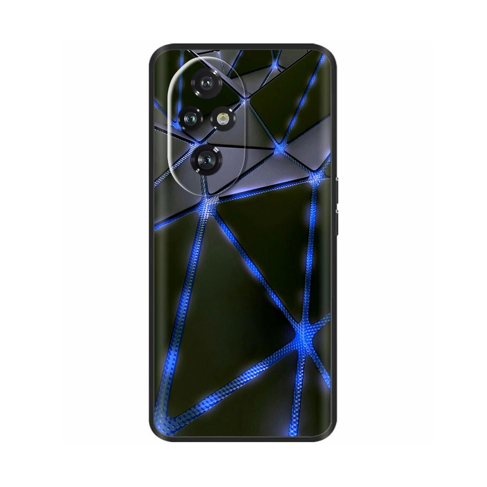 Luxurious Soft Silicone Shockproof Bumper Case with Artistic Design