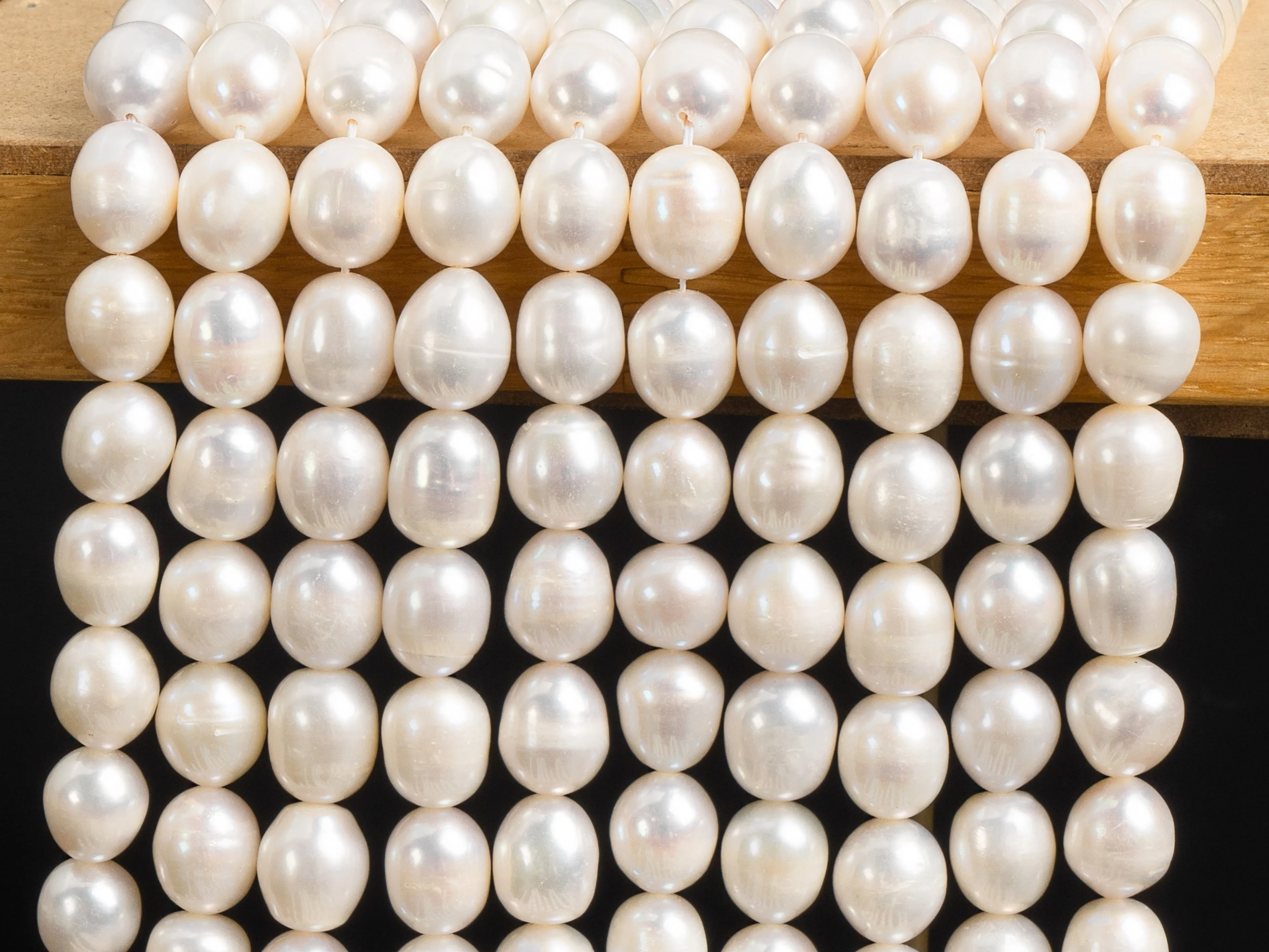 Natural Freshwater Pearl White millet Beads High Quality Rice Shape Beaded  For Jewelry Making Supplies DIY Women Necklace