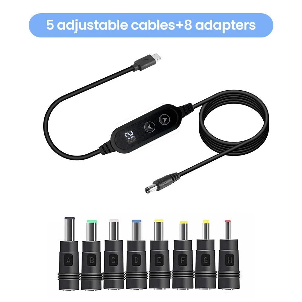 USB C to DC Power Boost Cable Type C To thumbnail 1