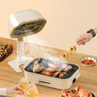Activated Carbon Filter Cotton Kitchen Extractor Hood Portable Range Hoods Mobile Barbecue Exhaust Fan Small Home Cooker Hoods 1