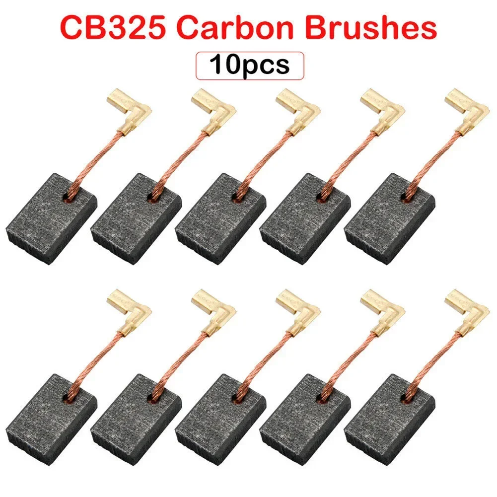 Pack of 10 High-Performance Carbon Brushes for Power Tools