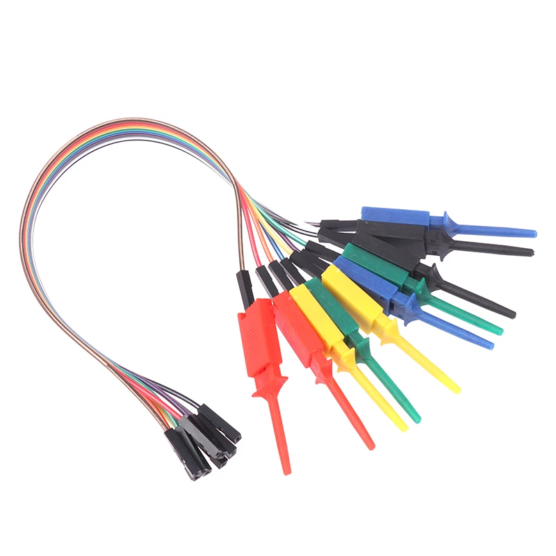 1PC 20CM High Efficiency Test Hook Clip Logic Analyzer Cable Gripper Probe Test Clamp Kit For Chips Pins Connecting Testing