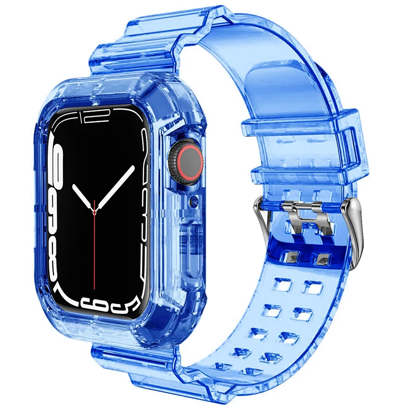 Transparent Silicone Band and Protective Case
