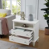 Monterey 6 Drawer Double Dresser and Nightstand Set (White) 4