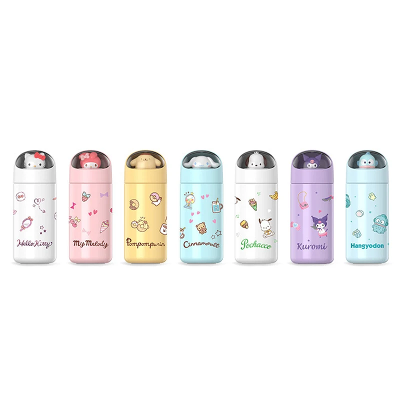 SANRIO Hello Kitty Thermos One Push Stainless Mug Bottle White 350ml//  Steel 