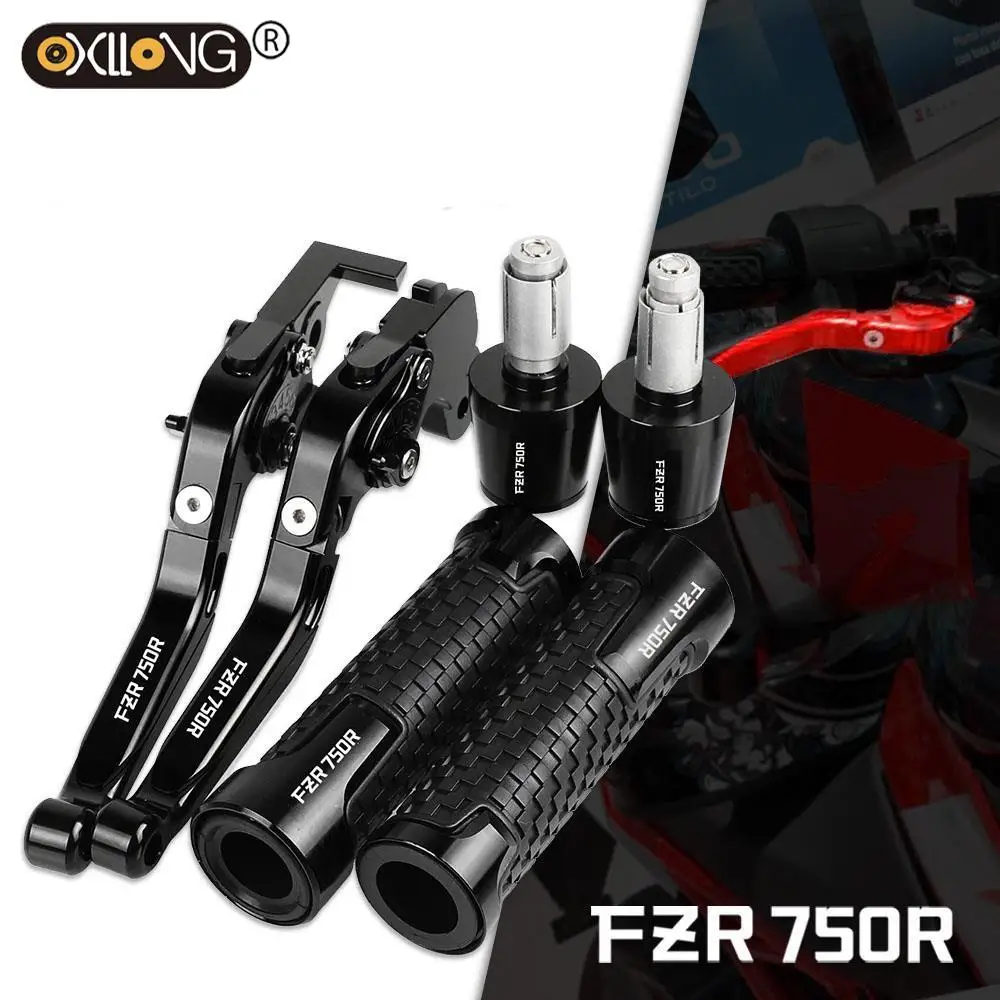 

FZR750R Motorcycle Brake Clutch Levers Handlebar Hand Grips ends For YAMAHA FZR750R GENESIS 1987 1988 1989 1990-1998