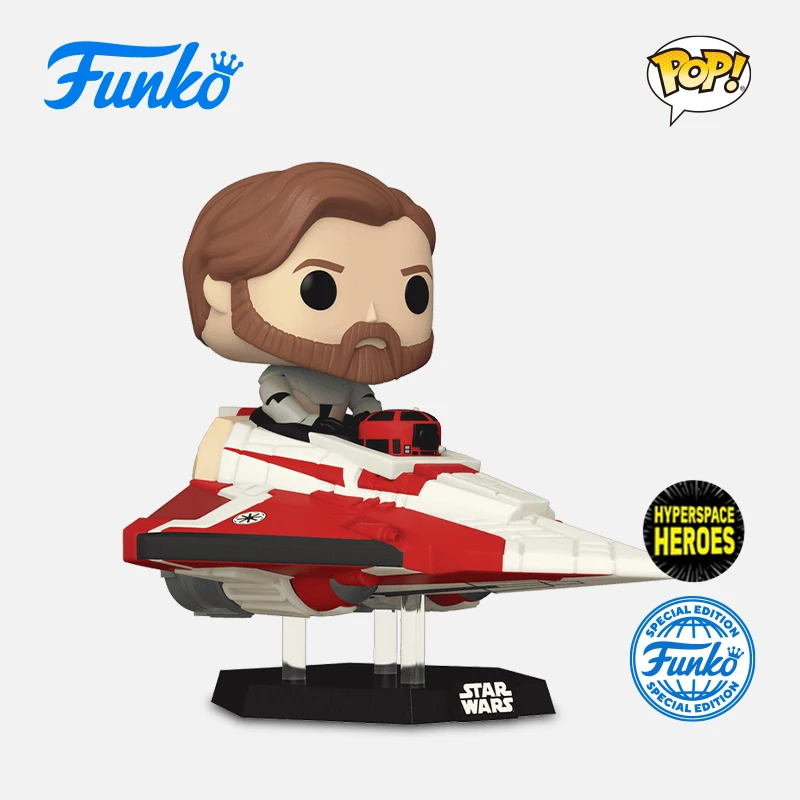 

Световой меч Funko поп Звездные войны Оби-Ван модель корабля Звездный Разрушитель фигурка выживания Аниме Кукла периферийные игрушки Коллекция декор