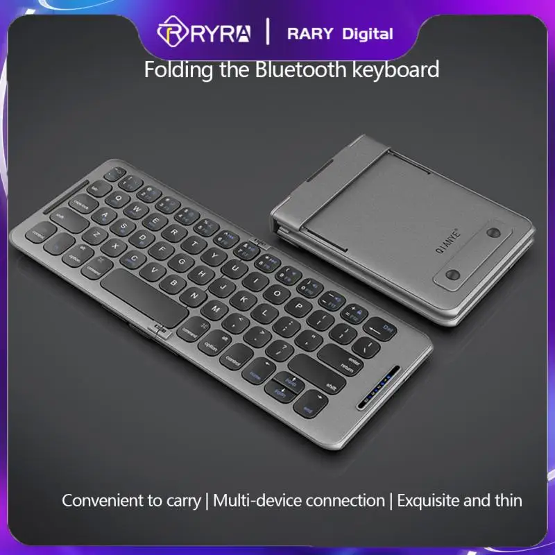 RYRA 65 Keys Bluetooth Keyboard Portable Mini Folding Wireless