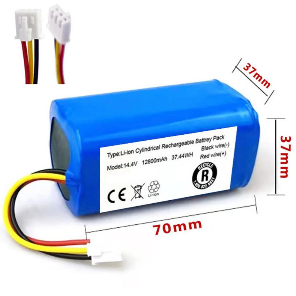 100%.Original Battery for Lirctroux C30B Robot Vacuum Cleaner 14.4V 6800mAh/8800mAh/9900mAh Lithium Cell robot vacuum cleaner battery