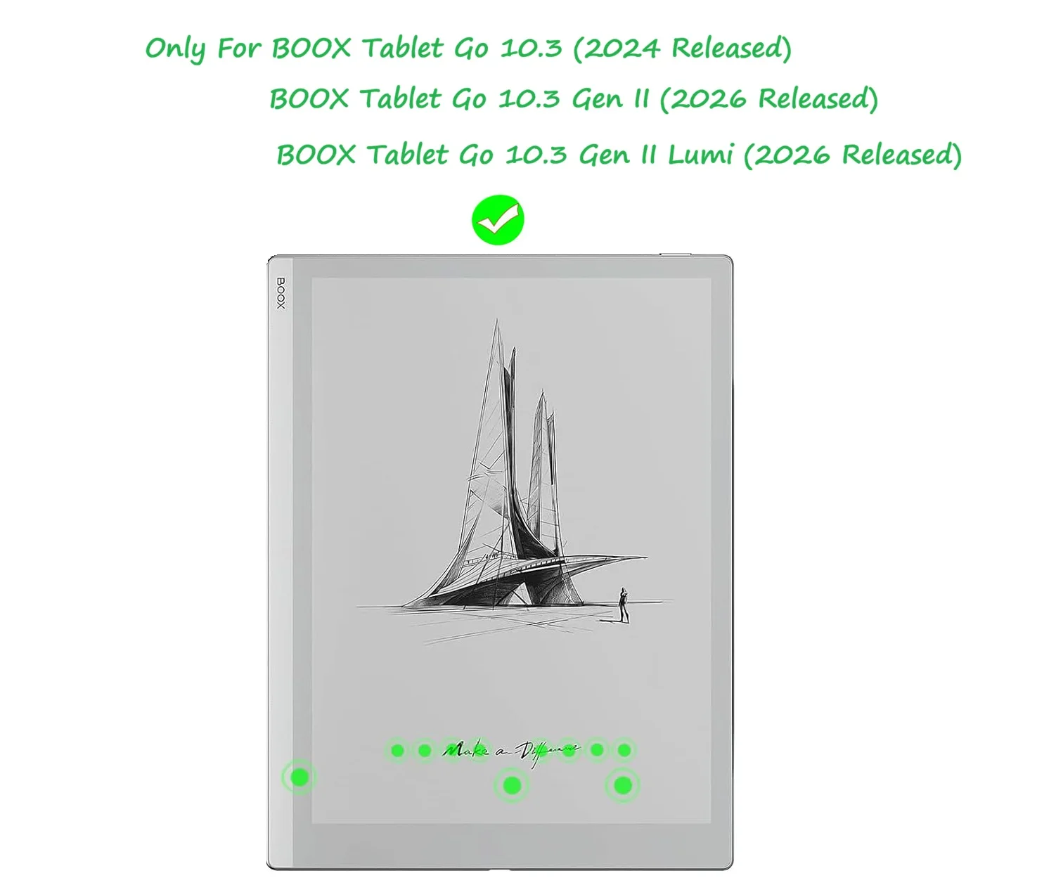 Premium Leather Tablet Cover with Auto Sleep/Wake & Magnetic Closure