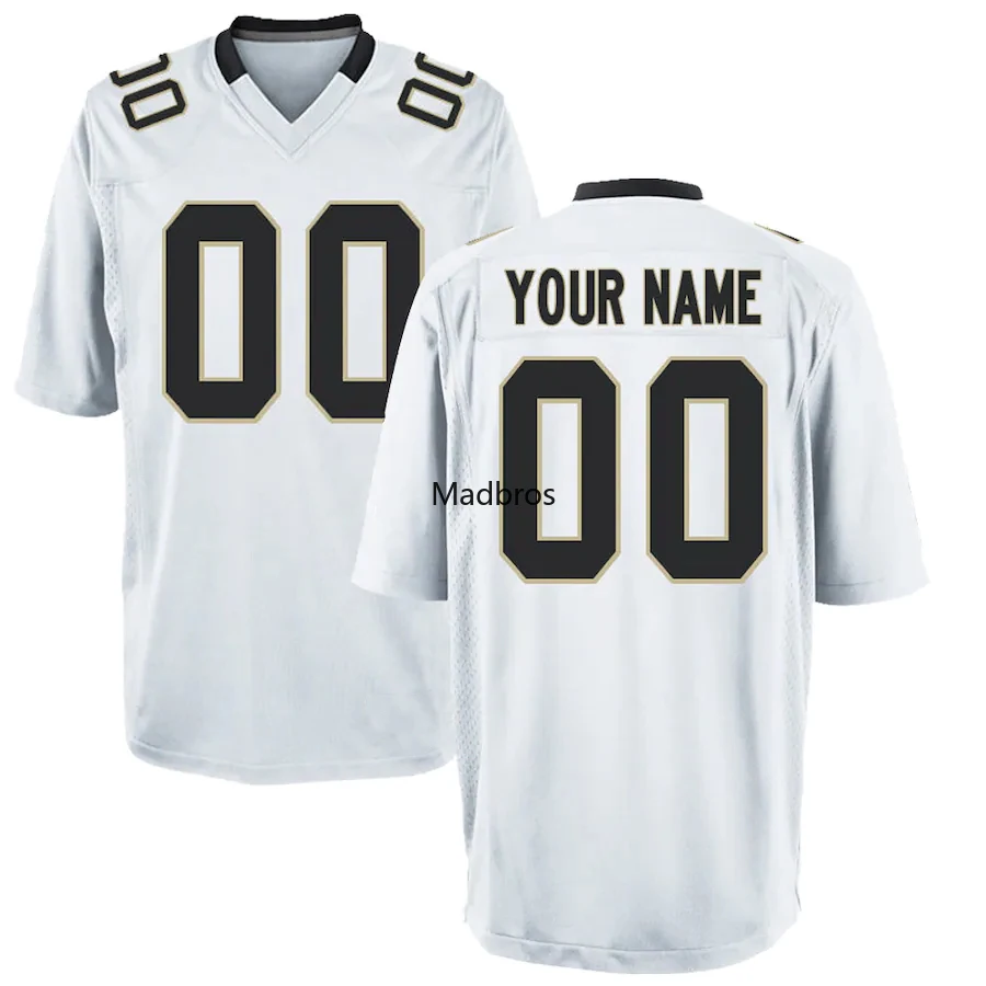 New Orleans Football Jerseys America Game Footbball Jersey Personalized Any Name Your Number All Stitched US XS-6XL