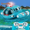 Rc Submarine Spray 2.4G Remote Controlled Boat Underwater Electric Powerboat Waterproof Motorboat Boating Ship Speedboat Toys 1