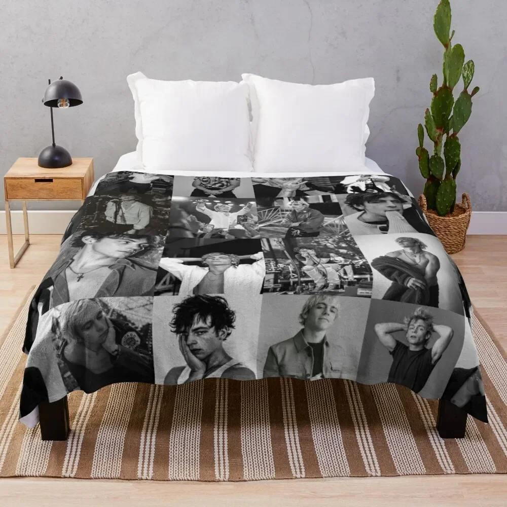 Ross Lynch Throw Blanket bed plaid Sofa Luxury Designer Blankets For Sofas Sleeping Bag Blankets