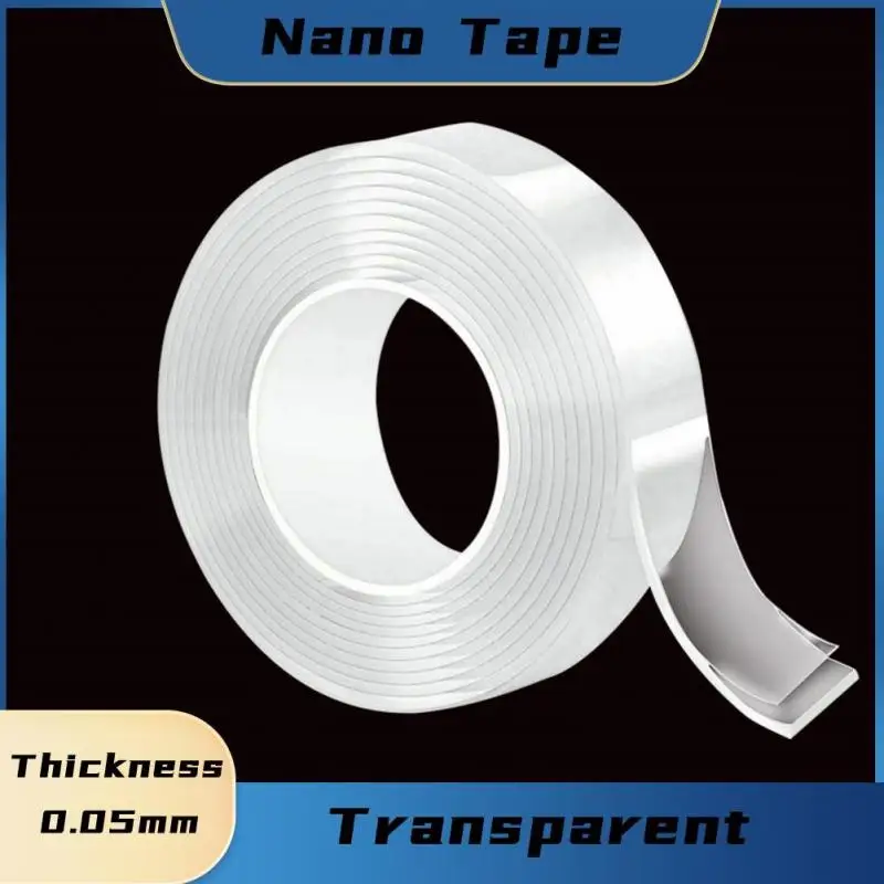 Kitchen Waterproof Nano Tape Transparent Sink Bath Sealing Strip Self-adhesive Mildew Tape Bathroom Shower Anti-mold Gap Sticker Lock Cylinders Hardware