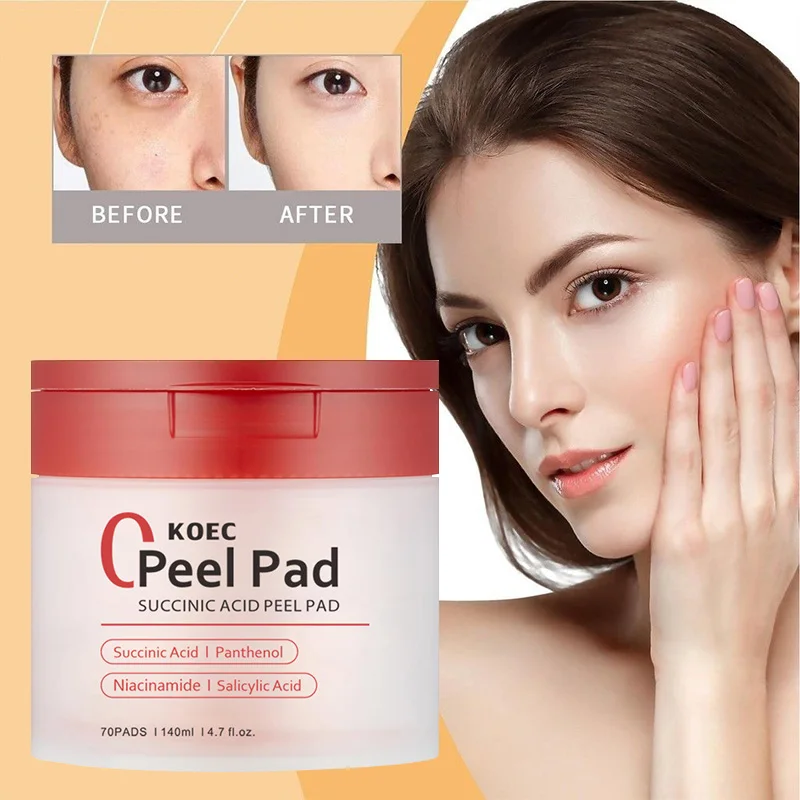 Amber Acne-removing Toner Cleansing Cotton Pads Acidic Panthenol Moisturizing Water Improves Acne Lightens Spots Facial Essence 2