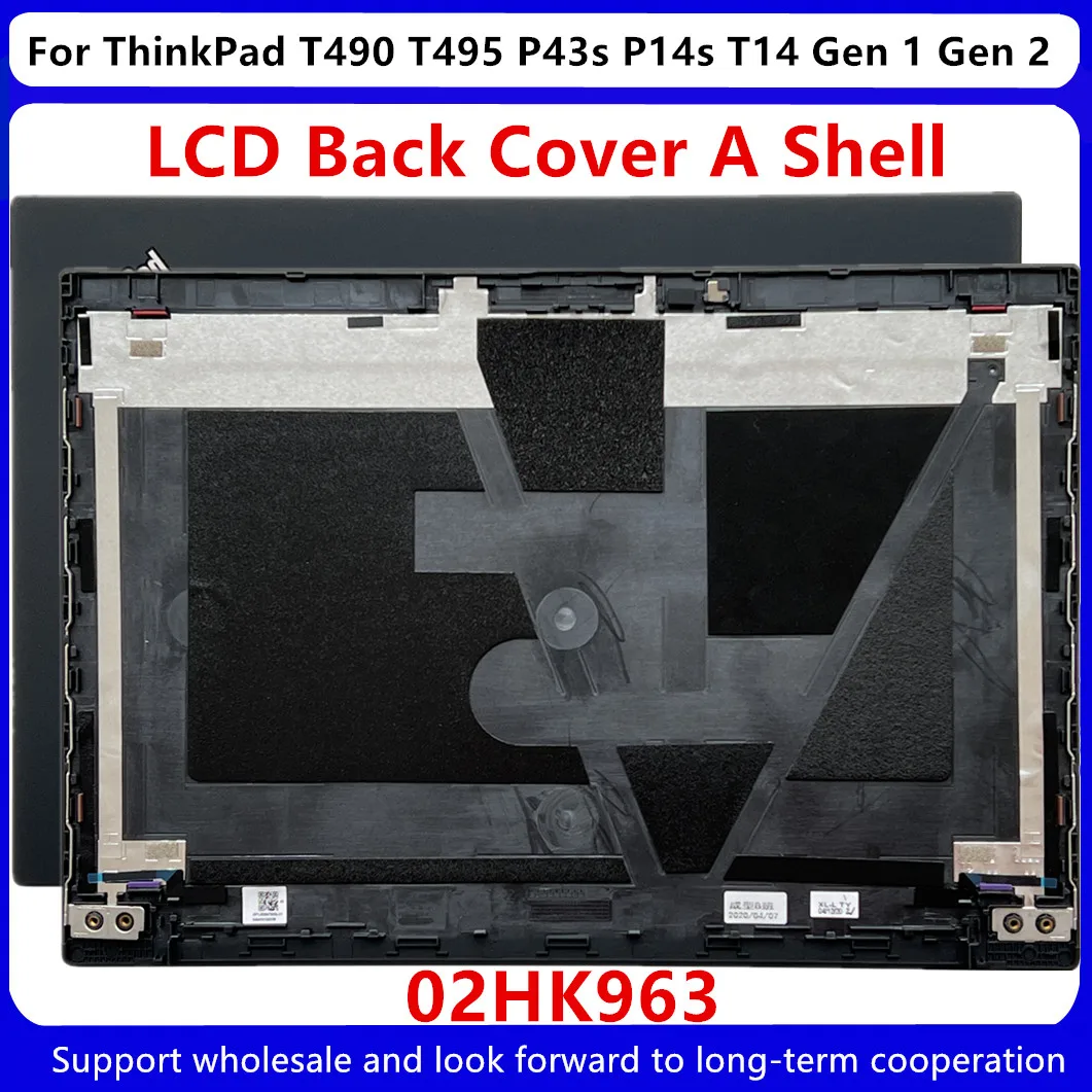 Nuovo Per Lenovo Thinkpad T490 T495 P43S P14S T14 Gen 1 T14 Gen 2 Lcd Cover Posteriore Coperchio Posteriore Top Case A Shell 02 Hk963 02 Hk962 02 Hk96