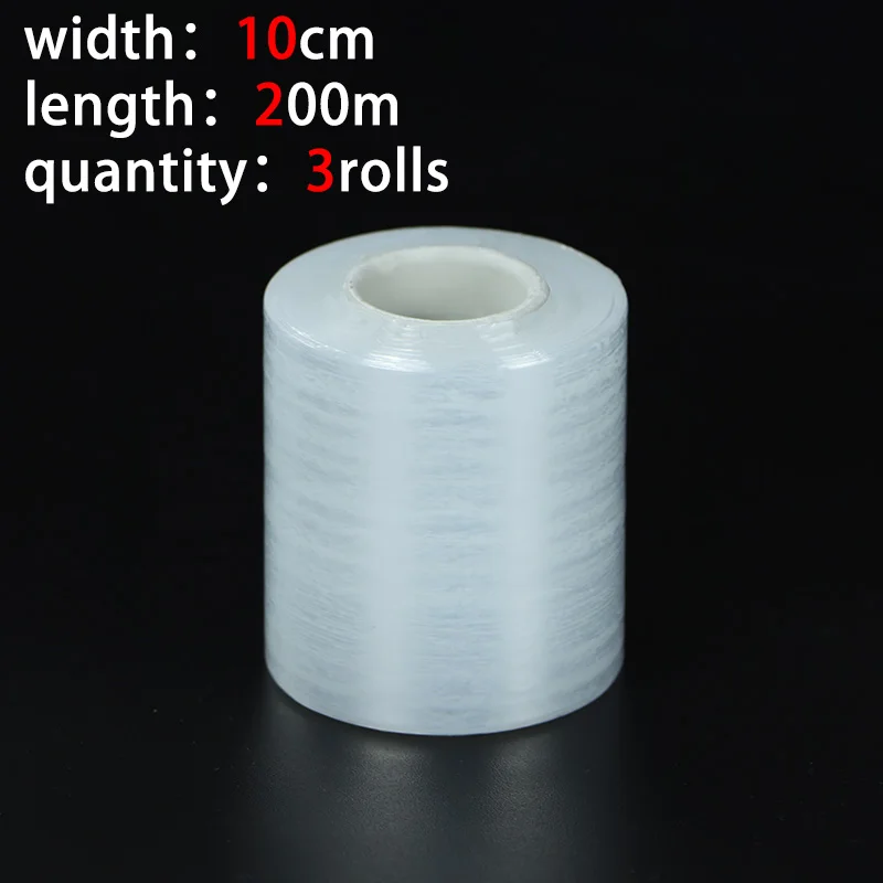 Small Roll 200m PE Stretch and Protective Film for Industrial Packaging and Grafting