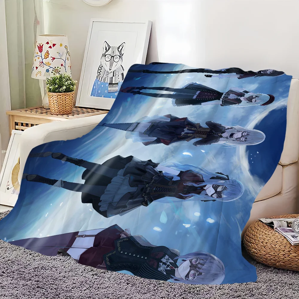 BanG Dream! Ave Mujica Printed comfortable and soft sofa, living room bed, bedroom blanket suitable for travel and gifts 4