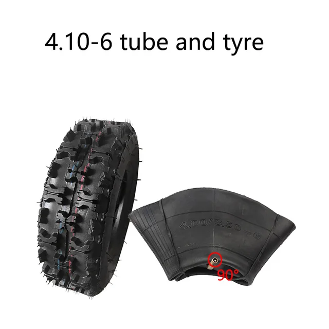 4.10-6 Tubeless Tube Outer Tyre For Atv Kart Mini Quad 47cc 49cc