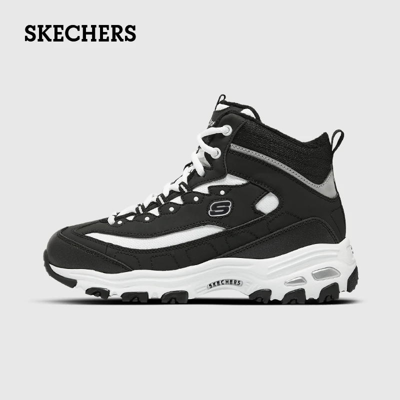 

Skechers D'LITES Retro Fashion Short Velvet Lining Women's Shoes Paired with Short Velvet Top, Warm, Comfortable, and Breathable