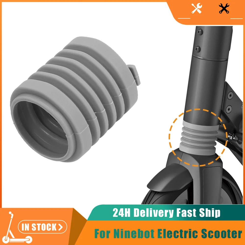 Electric Scooter Front Fork Cover Rubber Set Dustproof Cover For Ninebot Es1 Es2 Es3 Es4 Kickscooter Protection Accessories