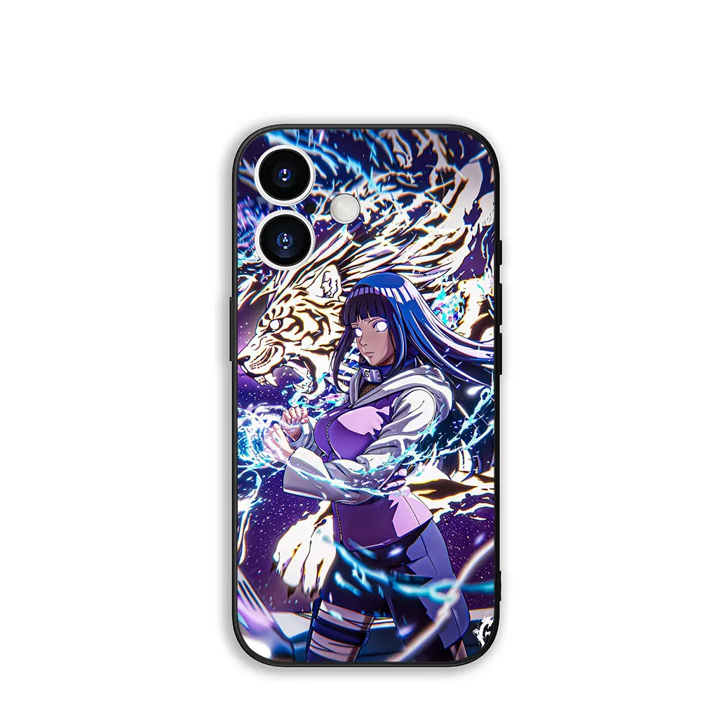 Hinata Hyuga & Kakashi Naruto-Themed Phone Cover Case