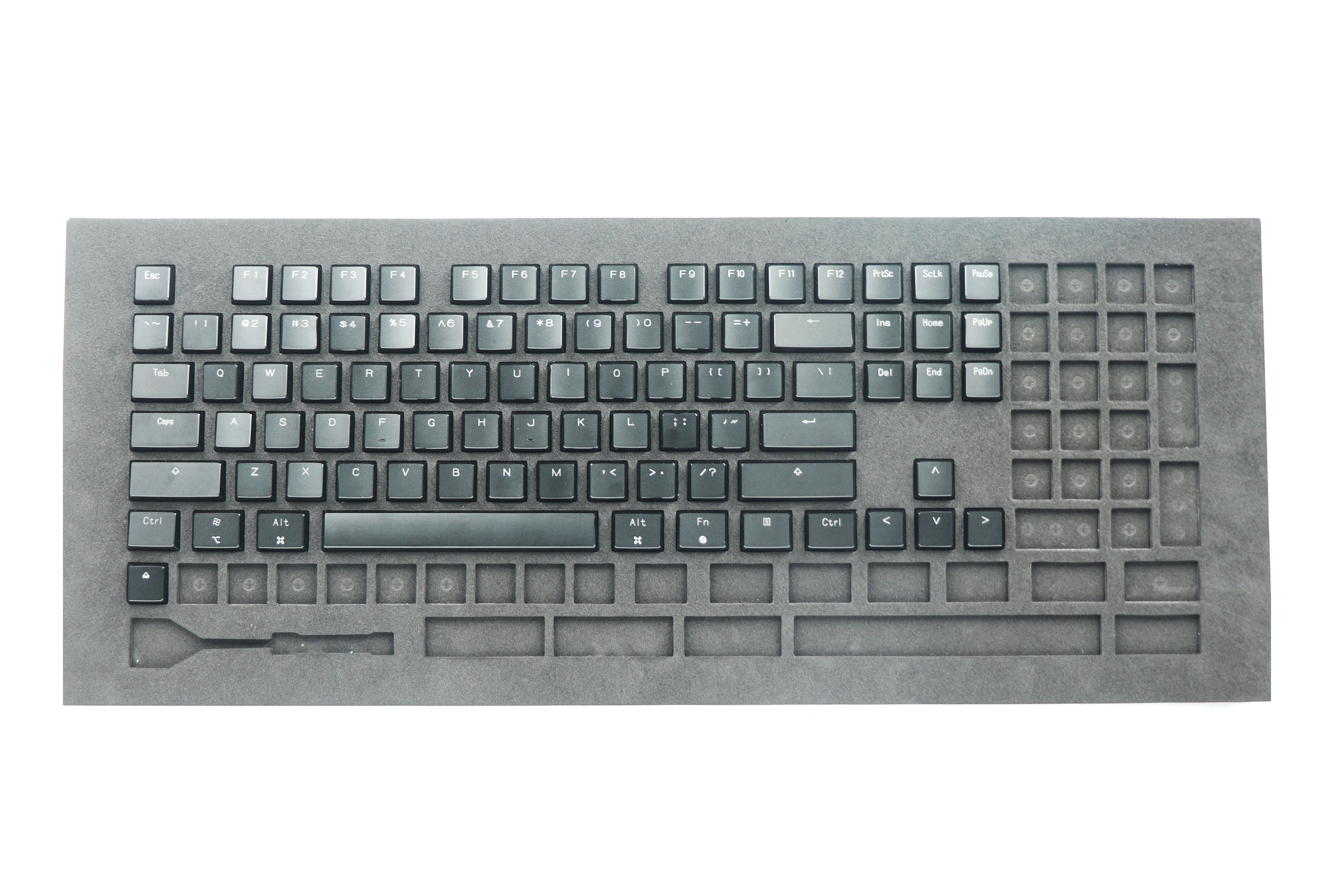HiUM Aluminum Alloy Low Axis Keycap Custom Metal HL Transparent