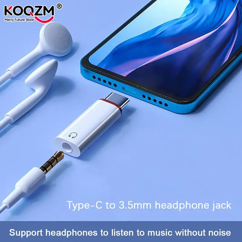 3.5mm Female to Type C Male Adapter For Samsung For Xiaomi/POCO/Huawei Wired Headset Converter OTG Earphone Audio AUX Adapter otg adapter audio earphone converter audio headphone adapter 3.5mm audio adapter type c to 3.5mm adapter type c aux adapter type c to aux adapter