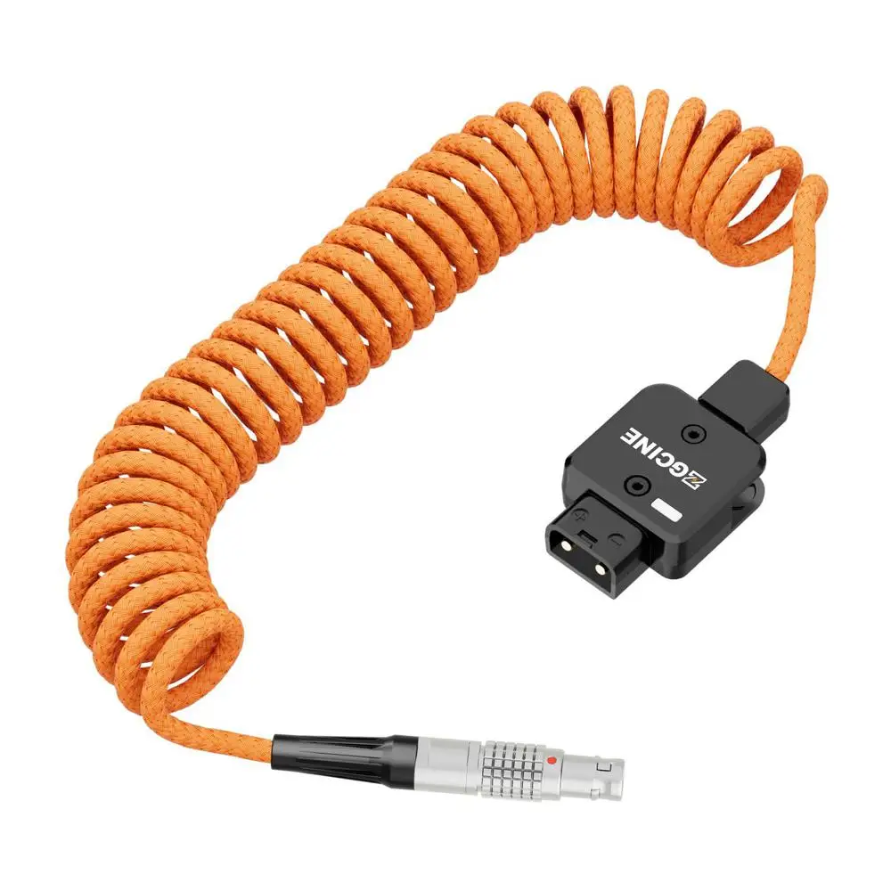 ZGCINE DT-LMS DTap to Lemo 2Pin Male Power Cable for Select RED ARRI and SONY Ca