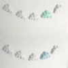 Nordic Cute Cloud Hanging Decor Garland Party Kids Room Hanging Wall Decor Tent Bed Baby Shower Bunting Ornament 3