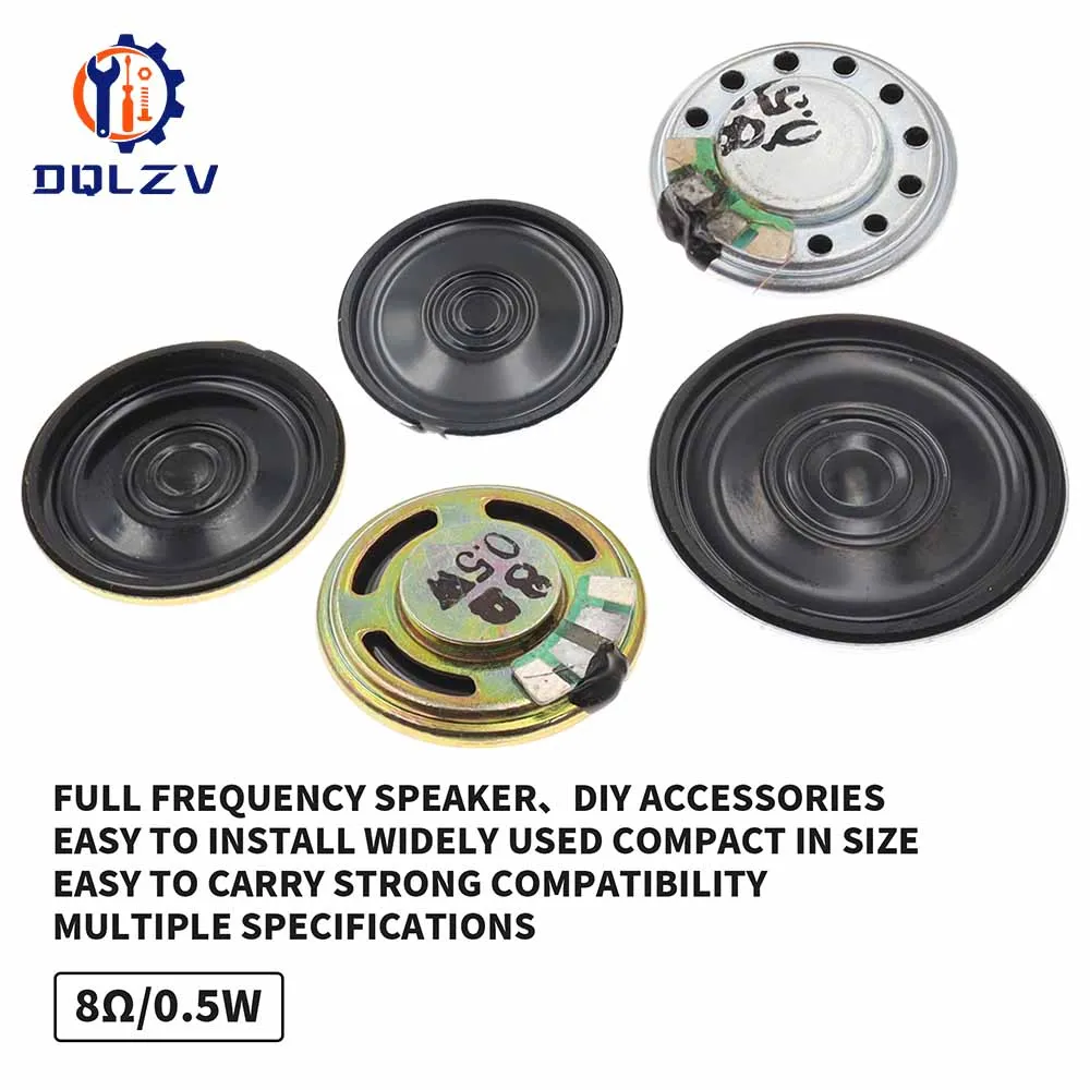 Lot De 2 Haut-Parleurs Internes 40mm 0.5W 32 Ohms - Pour Réparation Ou DIY - Marque Uxcell - Neuf