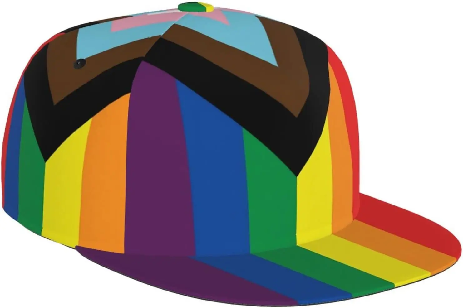 

LGBT Pride Rainbow Baseball Hat Caps Sun Protection Hat Outdoor Trucker Hat Adjustable Size for Women Men