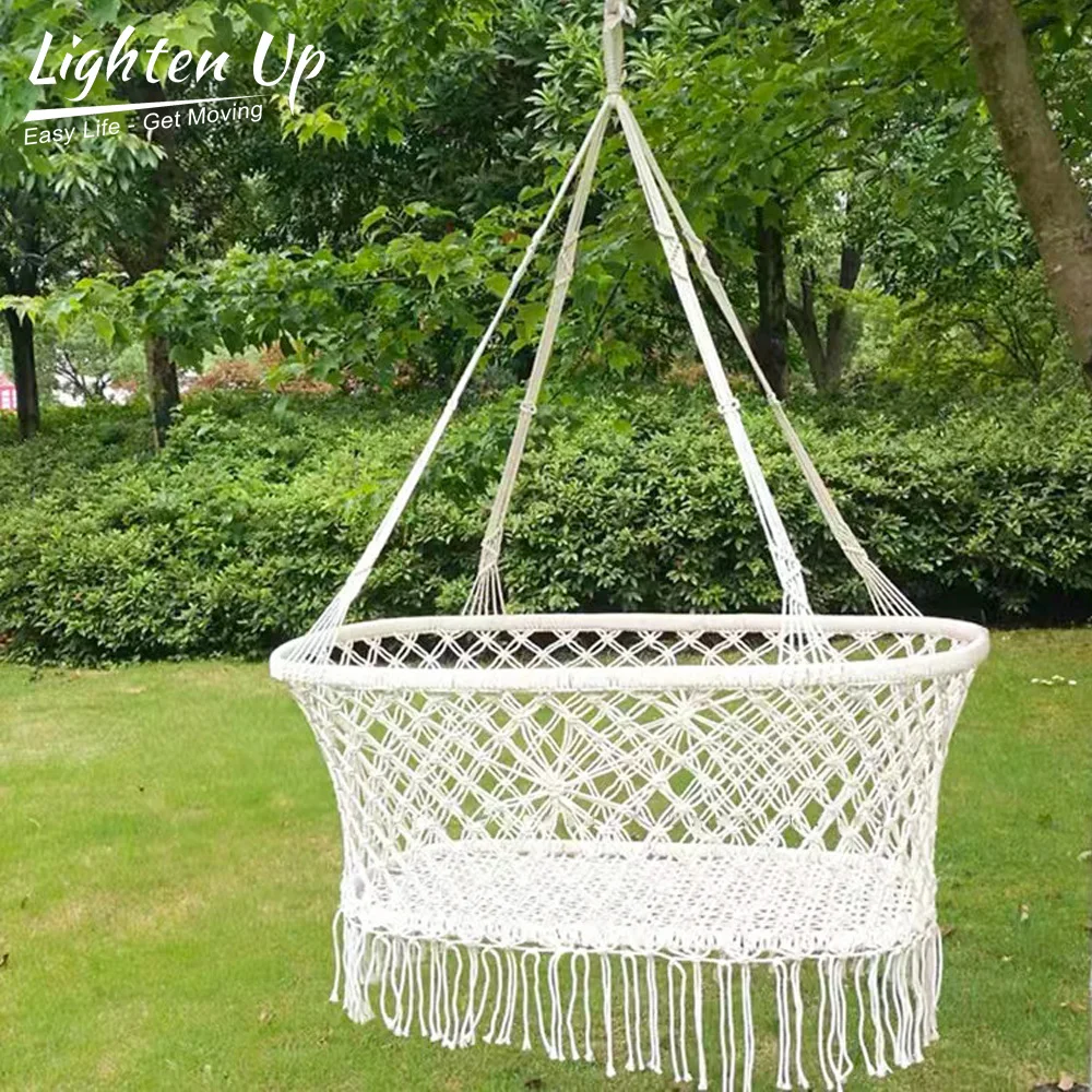 LIGHTEN UP Children's Swing Indoor and Outdoor Hanging Basket Children Hanging Swing Baby Home Hammock