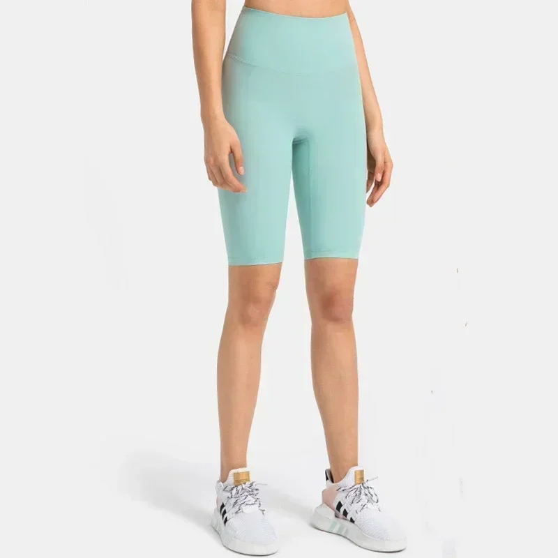 Lemon Align High-waisted Tight Shorts Women's No Awkwardness Line Running Fitness 5 Points Pants High Wais Slimming Yoga Pants