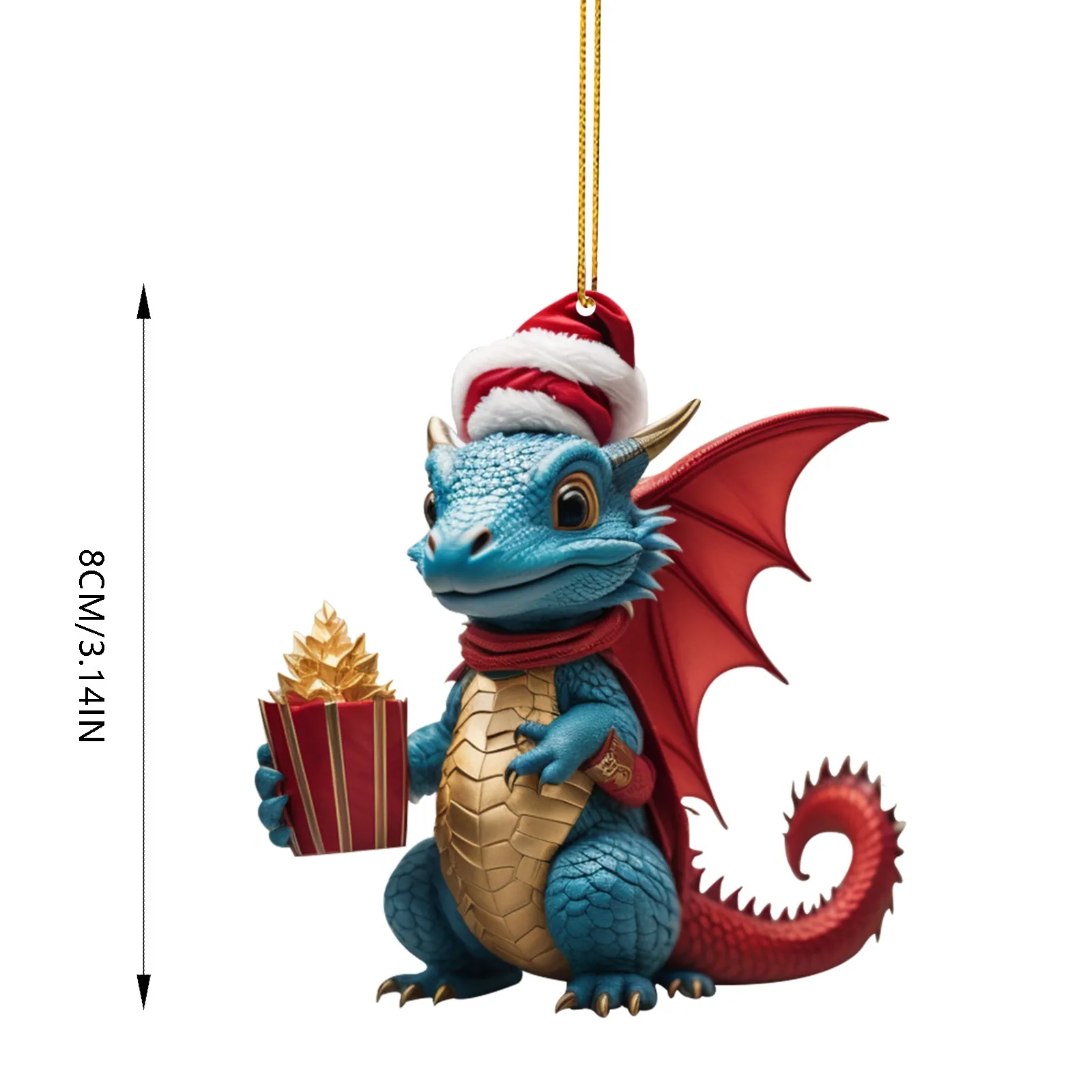 Ornament String Hang Dragon Baby Egg Hanging Ornament Christmas Tree Charm  Cute Car Pendant Decoration 2D Acrylic xmas gift 2024 - AliExpress