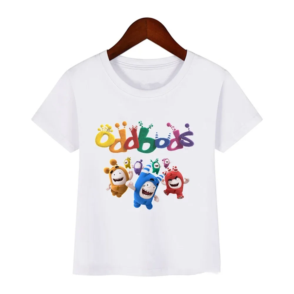New hot sale children t-shirt funny cartoon oddbods graphic print boys t-shirt summer casual kids t shirt tops cute girls tees kids t shirts