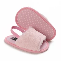 HAIZHIW 0-18 Months Fashion Faux Fur Baby Shoes For Newborn Spring Winter Cute Infant Toddler Baby Boys Girls Shoes 3