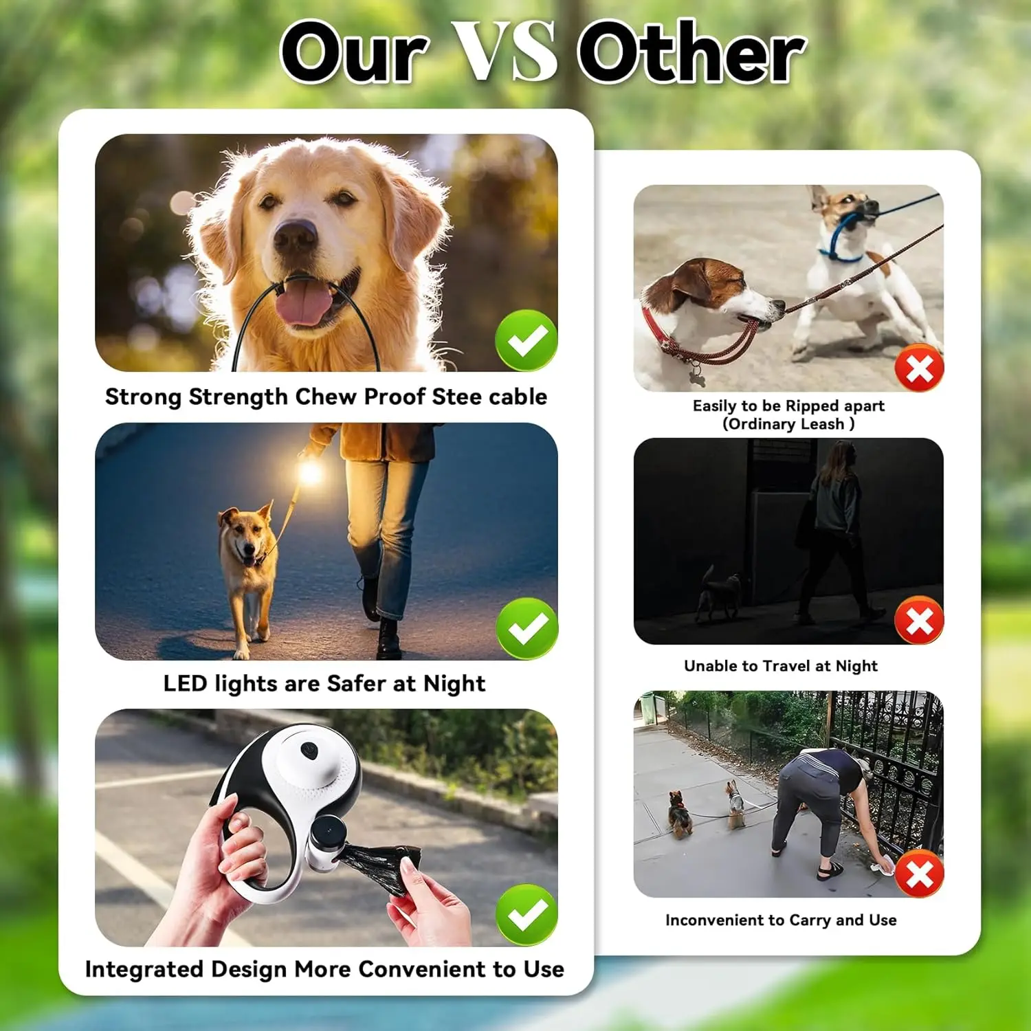 Heavy-Duty Retractable Dog Leash 4