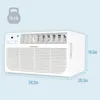 2,000 BTU Wall Mounted Air Conditioner with Supplemental Heat and Dehumidifier Function, Medium Sized Rooms up to 550 Sq.Ft 3