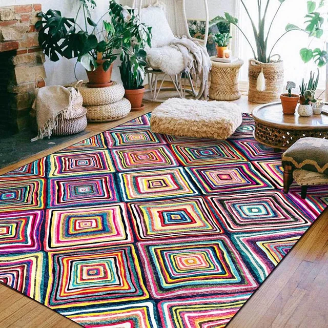 Polyester Multicolor Printed Floor Mats Kitchen Rugs & Mat Set for Kitchen,  Bedroom, Hotel