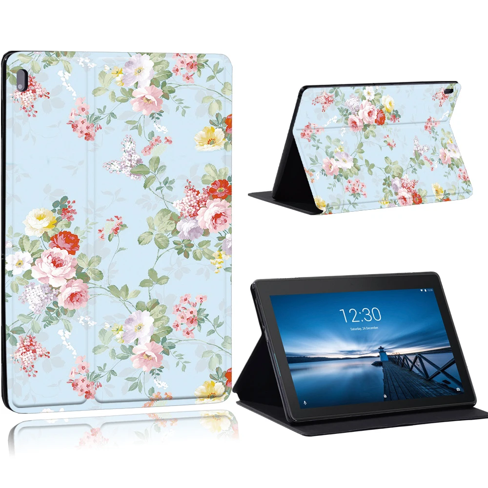 phone and tablet stand Old Image Series Pattern Case for Lenovo Tab E10 /Tab M10 10.1 Inch/Tab M10 FHD Plus 10.3 inch Tablet Stand Cover Case tablet holder Tablet Accessories