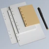 1 Pack A5/A6/A7 Refill Paper, 6 Holes Loose Leaf Paper, 6 Ring Notebook Planner Diary  Personal Organiser, 100 Sheets, 100 grams 1