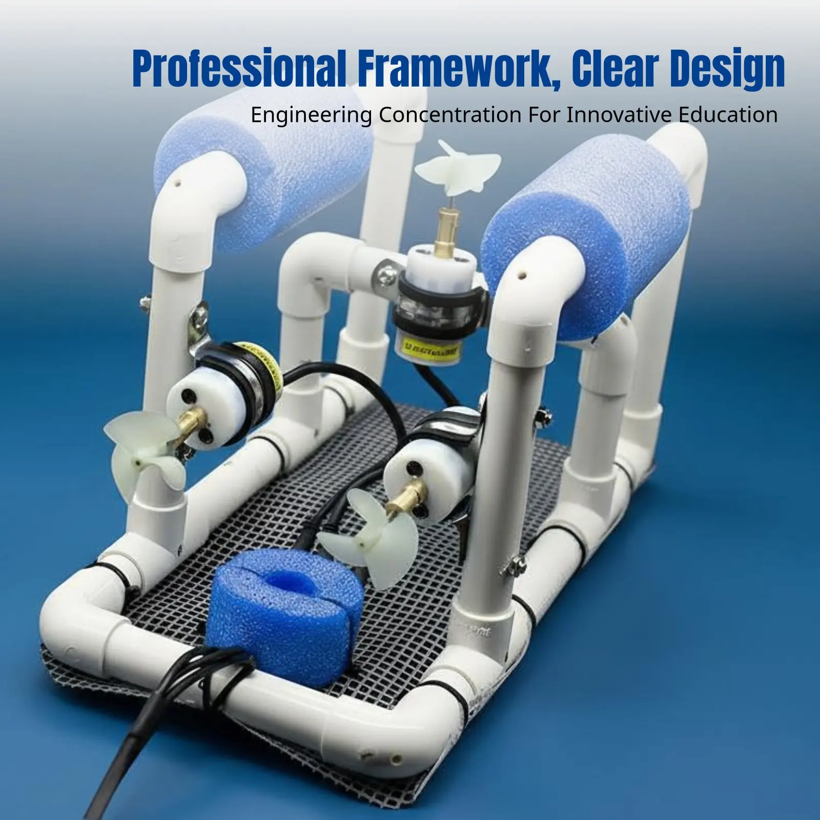 수중 ROV 로봇, DIY 학생 교육용 키트, 브러시드 추진기, 7.4V, 탐험, 10m/20m 케이블