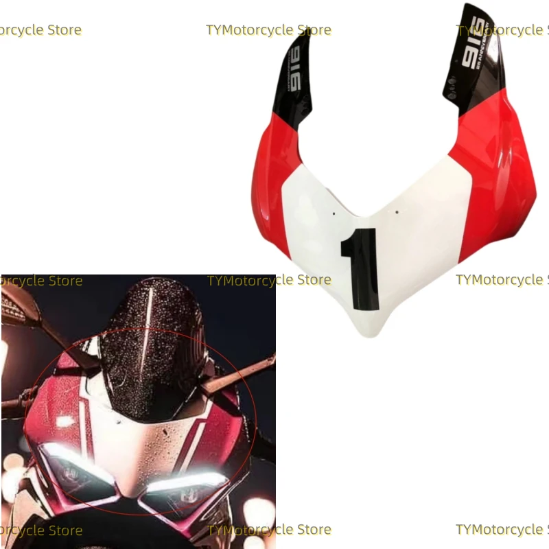 

Number one Motorcycles Upper Nose Front Face Headlight Fairing Fit For Ducati Panigale V4 V4S V4R 2021 2022 2023