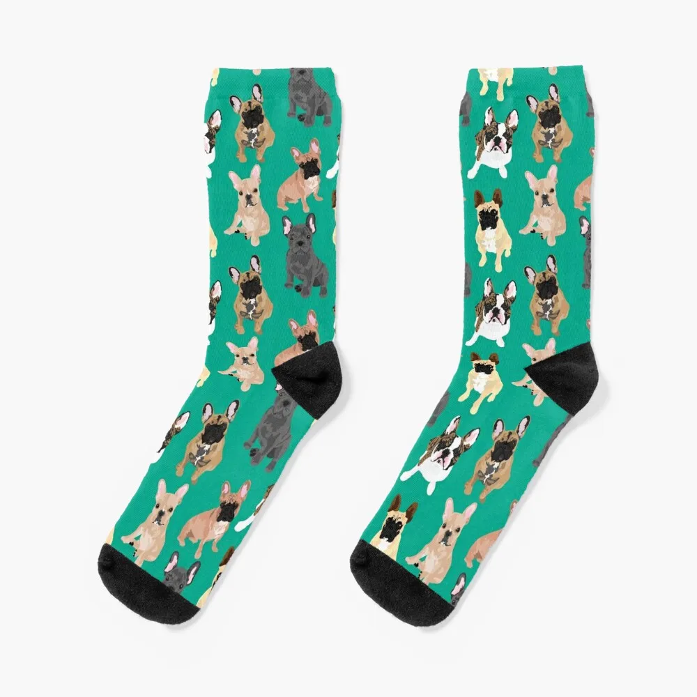 

French bulldog Socks sports and leisure hiphop Socks Woman Men's